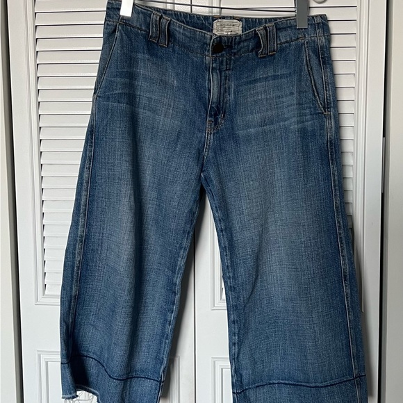 Denim Wide Legged Trousers - Picture 7 of 8